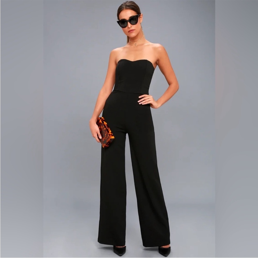 Elegant Black Strapless Jumpsuit New w/o tags
